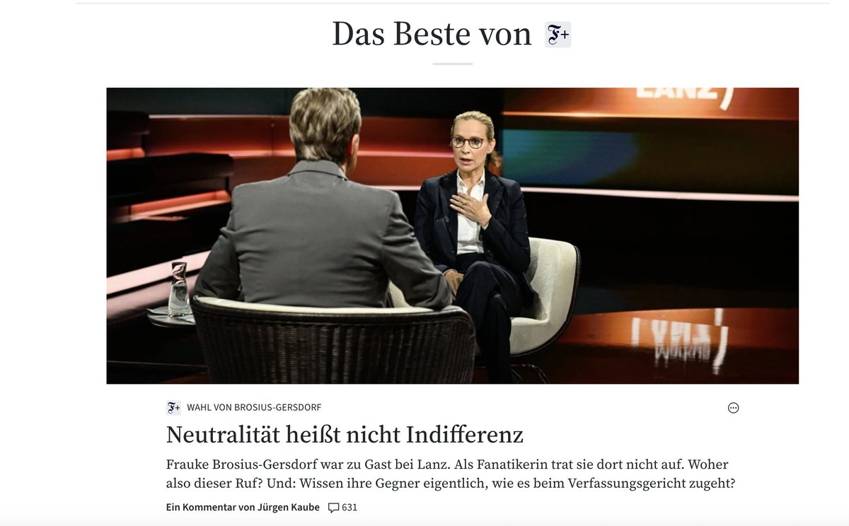 jenssiegert's tweet image. Mich freut ja, dass die Leser/innen von @faznet das so sehen wie ich: @JKaube gehört mit seinen Kolumnen oft zum Besten dieser Zeitung.