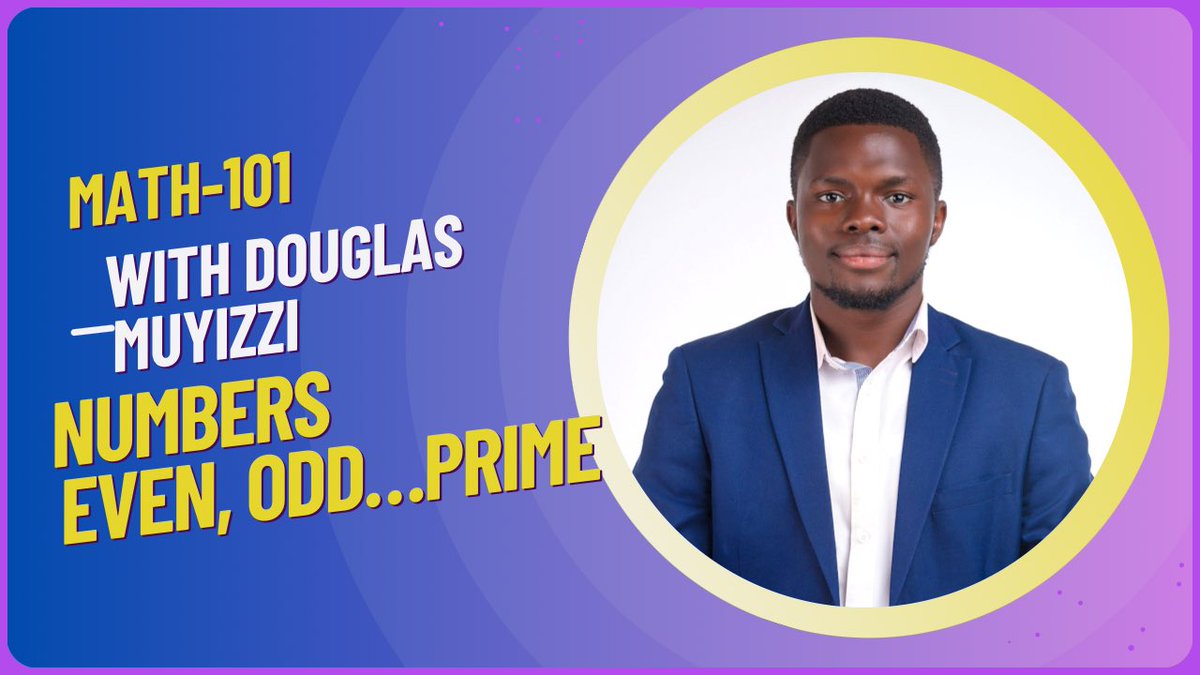 muyizzi_douglas's tweet image. 📣 Reintroducing myself!
I’m Muyizzi Douglas 🇺🇬 → 🇸🇨
📐 Math Educator | Youth Mentor | Creative
Founder of #YouthLabelAfrica
Making numbers simple &amp;amp; youth voices louder.
Follow for math, mindset &amp;amp; mission-driven content.
#MathTok #Edutwitter #UgandaRising