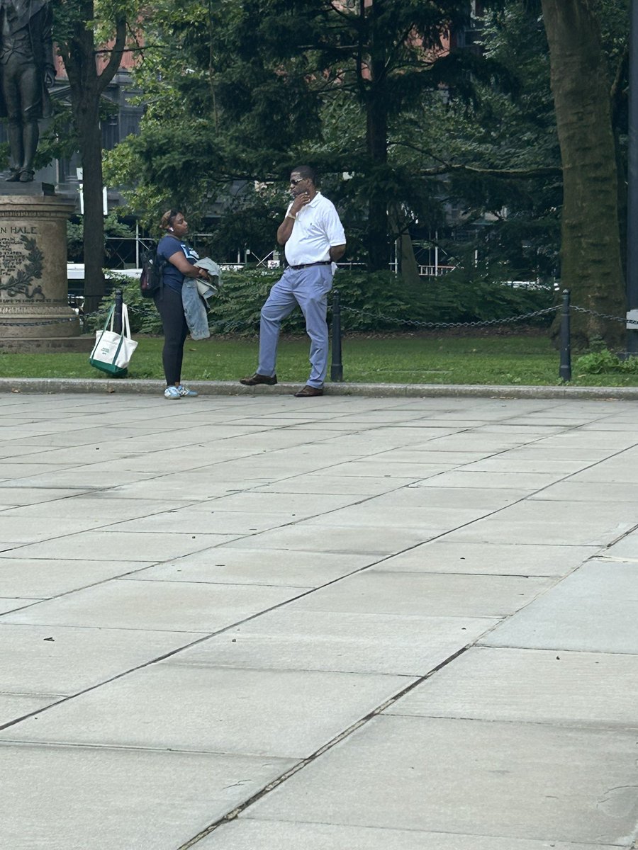 C_Sommerfeldt's tweet image. Brianna Suggs, Mayor Adams' longtime campaign fundraising coordinator of FBI raid infamy, is back at City Hall for a rally this afternoon where some NYPD and DOC unions are expected to endorse the mayor for reelection.