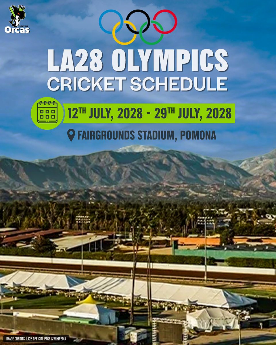 MLCSeattleOrcas's tweet image. We are all set as USA braces itself to welcome cricket back to the Olympic Games in 2028 🙌💚

#SeattleOrcas #AmericasFavoriteCricketTeam #LA2028