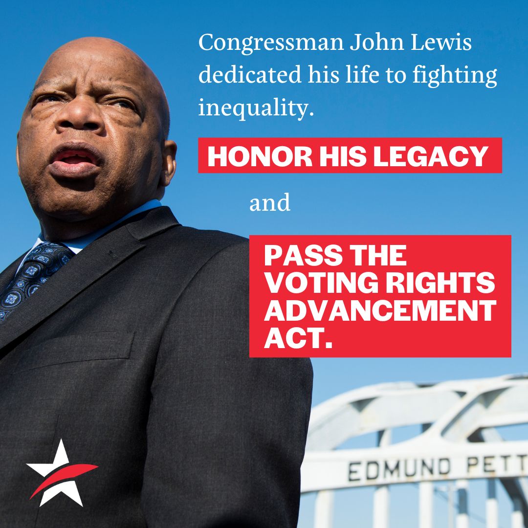 CommonCause's tweet image. John Lewis taught us that “Ours is the struggle of a lifetime, or maybe even many lifetimes, and each one of us in every generation must do our part.”
We must continue the struggle by passing the John R. Lewis Voting Rights Advancement Act.
