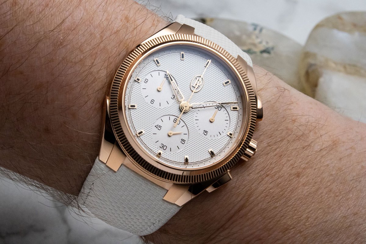 richtimenow's tweet photo. Parmigiani Tonda PF Sport Chronograph Rose Gold Sandstone. https://t.co/G6YRQq45am