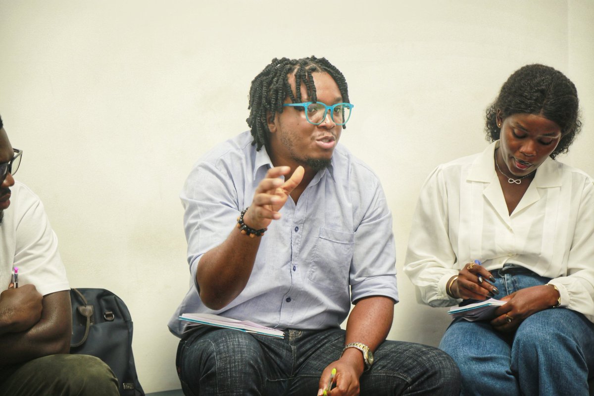 Dataphyte's tweet photo. Today at Dataphyte, we hosted the @HumAngle_ Fellows for a hands-on session on “Leveraging Data for Civic Engagement.”

@Prof_KennyJames and @kadhijahhh shared practical insights on how data can drive civic advocacy, drawing from our work and the tools we use.

It’s always a good time sharing knowledge, trading ideas, and building change with fellow change-makers.

#datafordevelopment #advocacy