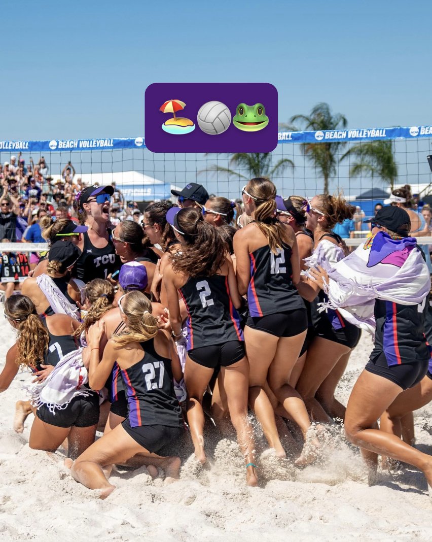 TCU's tweet image. TCU in emojis: ๐ธ๐๐๐๐ฅ๐โจ Happy World Emoji Day, Horned Frogs!