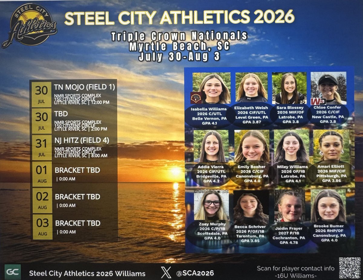 Zoey Murphy 2026 (Uncommitted) (@murphy15_zoey) on Twitter photo Finishing the summer at the beach. Looking forward to playing with this group and seeing some great coaches Finishing the summer at the beach. Looking forward to playing with this group and seeing some great coaches