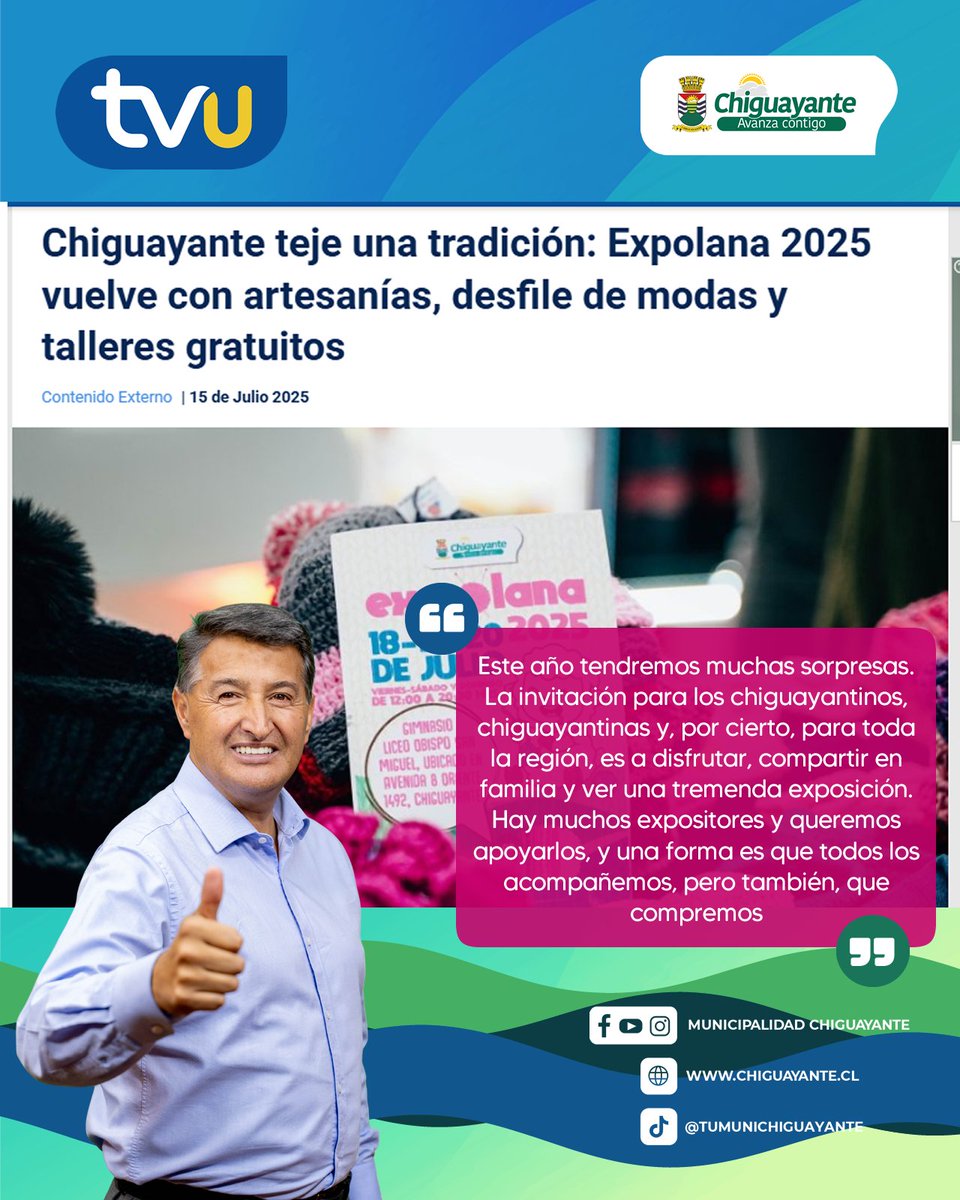 en #Chiguayante se viene Expolanas 2025