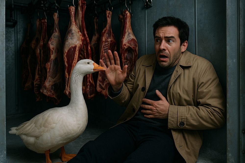 Ch 27: Nothing says international espionage like hiding in a meat locker, arguing with a goose, and realizing your best plan involves not freezing to death before breakfast. #SurvivingPrague #ChillyChoices #EspionageIsWeird
Buy Now!
tinyurl.com/3bh7bwed
<a href="/XandraXandraBX/">Pamela Dawn Erickson</a>