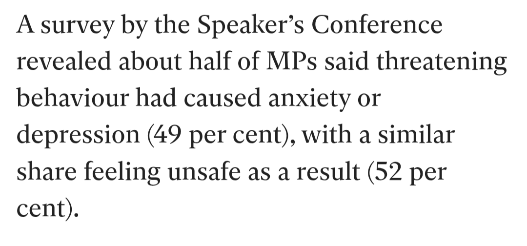 Yeah sorry but 49% of MPs told me anxiety and depression aren't real.