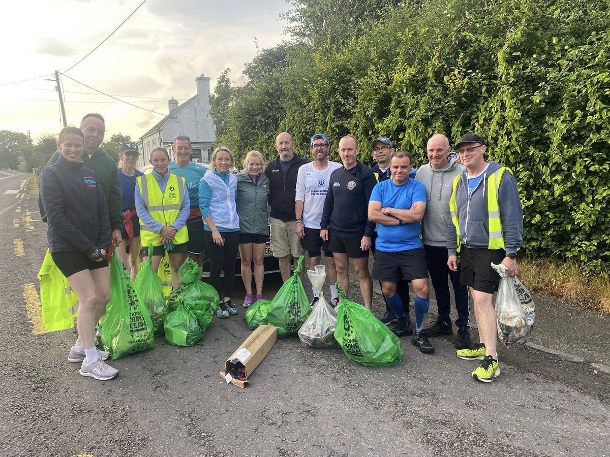 NationalSpringC's tweet photo. Wow, what can't the incredible volunteers from Grange-Fermoy AC do? ๐ฏ๐
They litter-picked all along their 4 mile running route after completing the course!
Keeping fit while keeping their local environment clean, amazing!๐๐โโ๏ธ
#SDGsIreland #NationalSpringClean #SpringClean25 https://t.co/XqG7kW8bBF