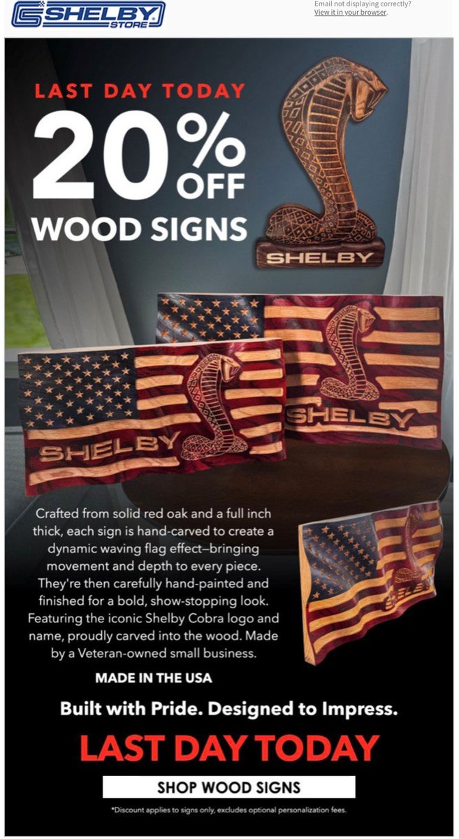 LAST DAY 20% Off All New Wood Signs shelbystore.com/category-s/182…