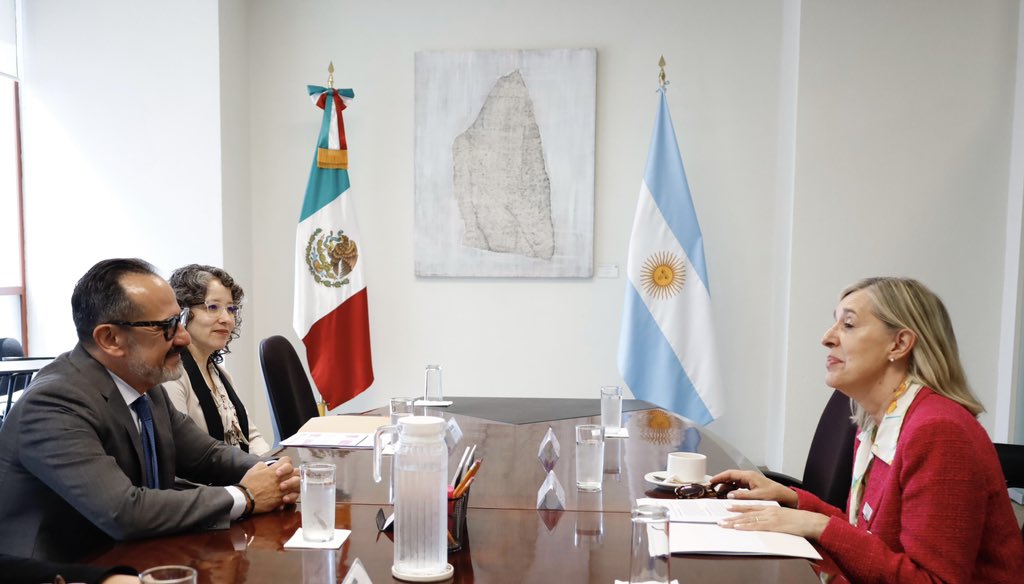 OCHOA_MX_UN's tweet image. Recibimos a la Embajadora María Gabriela Quinteros @ARGenMexico para conversar sobre la coordinación bilateral y regional en los foros multilaterales. 🇲🇽 y 🇦🇷coincidimos en visión de reforma del Consejo de Seguridad 🇺🇳 #MUC #UfC Reiteré nuestra posición #MalvinasArgentinas