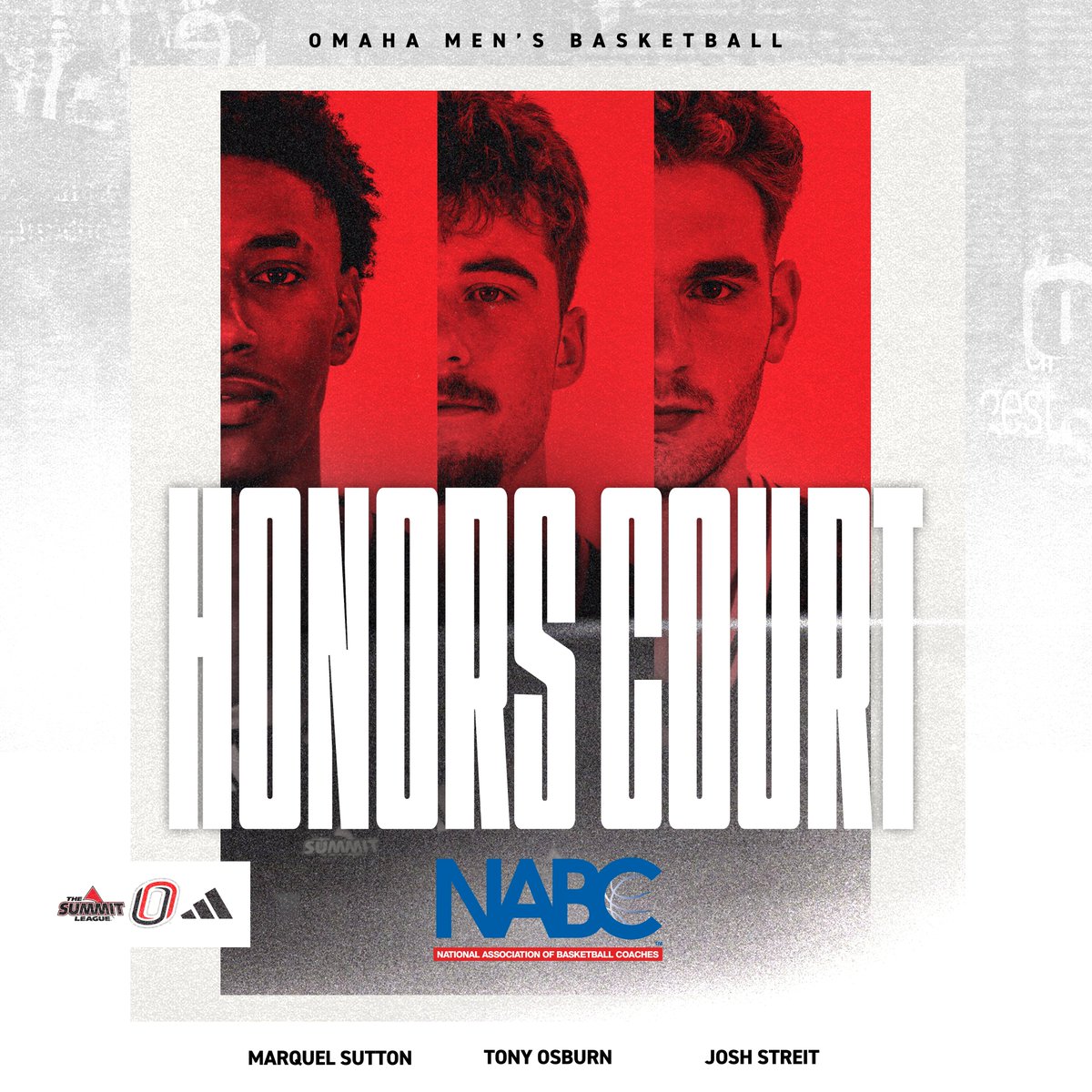 OmahaMBB's tweet image. 📚 | #Omaha has been named a recipient of the 2024-25 @NABC1927 Team Academic Excellence Award!
@TonyOsburn9, Marquel Sutton and Josh Streit were named to the NABC Honors Court, recognizing juniors, seniors and graduate students with a cumulative GPA of 3.2 or higher.
#GoMavs