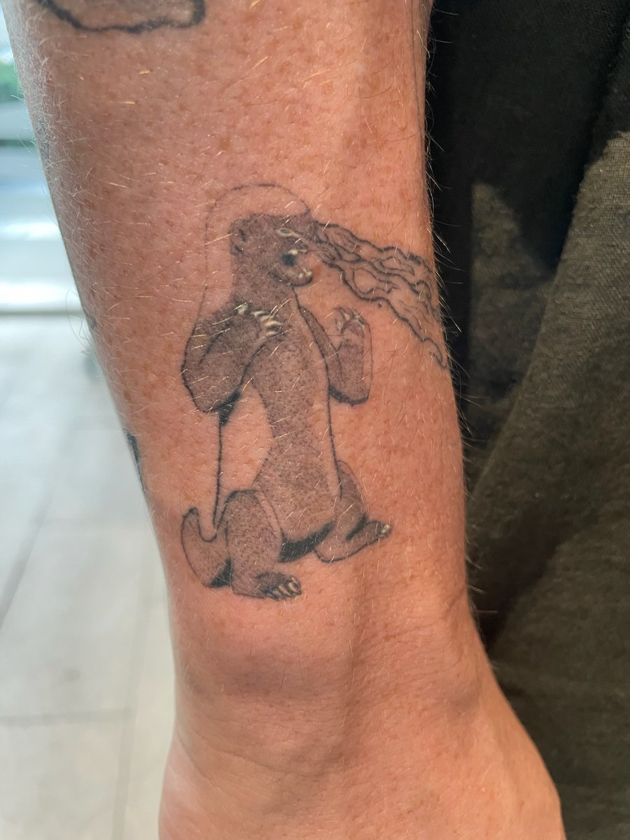 🎁THE MOST HARDCORE #GIVEAWAY 
Shoutout to <a href="/dwarfbear3000/">dwarfbear</a> - tattoo done, FREE #BH2025 ticket won.
Who’s next?
✅ No follows, no reposts
✅ Tattoo ANY Baltic Honeybadger → FREE ticket
✅ Face tattoo → ticket + gifts from <a href="/debificom/">Debifi</a> , <a href="/Coinkite/">Coinkite</a>, @coldhodl and others
👇Drop proof