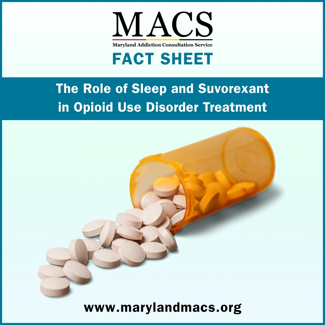 Maryland_MACS's tweet photo. 🎉 It's #FactSheetFriday! This week, we are sharing a new fact sheet created by the MACS team: "The Role of Sleep and Suvorexant in Opioid Use Disorder Treatment."
🔗 Check out the fact sheet: https://t.co/pt566TsR26.
#AddictionTreatment #OUD #SubstanceUseAwareness https://t.co/UqQP2zj90S