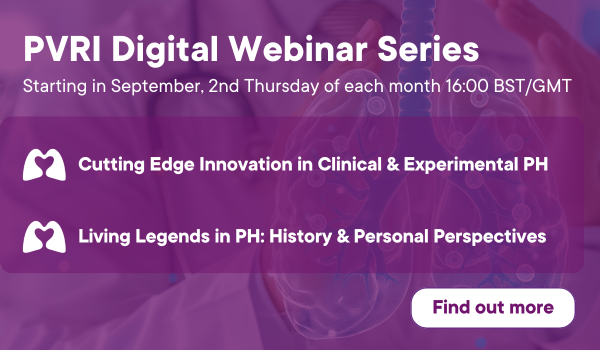 PVRI's tweet image. 🎉 Our #PVRIDigital Webinar Series is back this September! Join us on the 2nd Thursday of each month at 16:00 BST/GMT for inspiring keynote talks from global PH experts — alternating between:
🔬 Cutting Edge Innovation in Clinical & Experimental PH
🎙️ Living Legends in PH:…