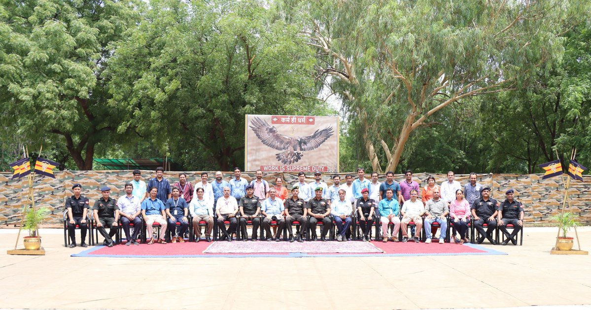 KonarkCorps's tweet image. Field Trip of #IITJodhpur faculty to 12 Corps Zone Workshop was organised to synergise niche technology absorption &amp;amp; identify areas of collaboration in #DroneTechnology, #AdditiveManufacturing &amp;amp; #AI to enhance #OpReadiness of #IndianArmy. 

#TechInfusion
#Atmanirbharta
@adgpi