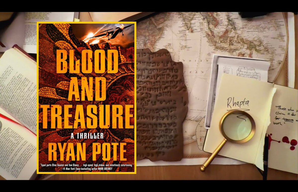 HashtagSpiruli's tweet image. ✅📚 BLOOD AND TREASURE by @ryanpotebooks. #BookLife2025 #amReading #Thrillers #BookTwt #Books #NetGalley #BloodAndTreasure 
[Avail @ your fav bookslinger 7.22.2025]