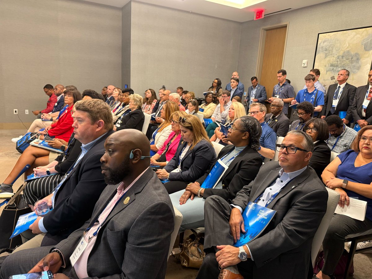 We’ve got a packed room for today’s official release of the 2025 State of the Cities report! #StateOfTheCities25