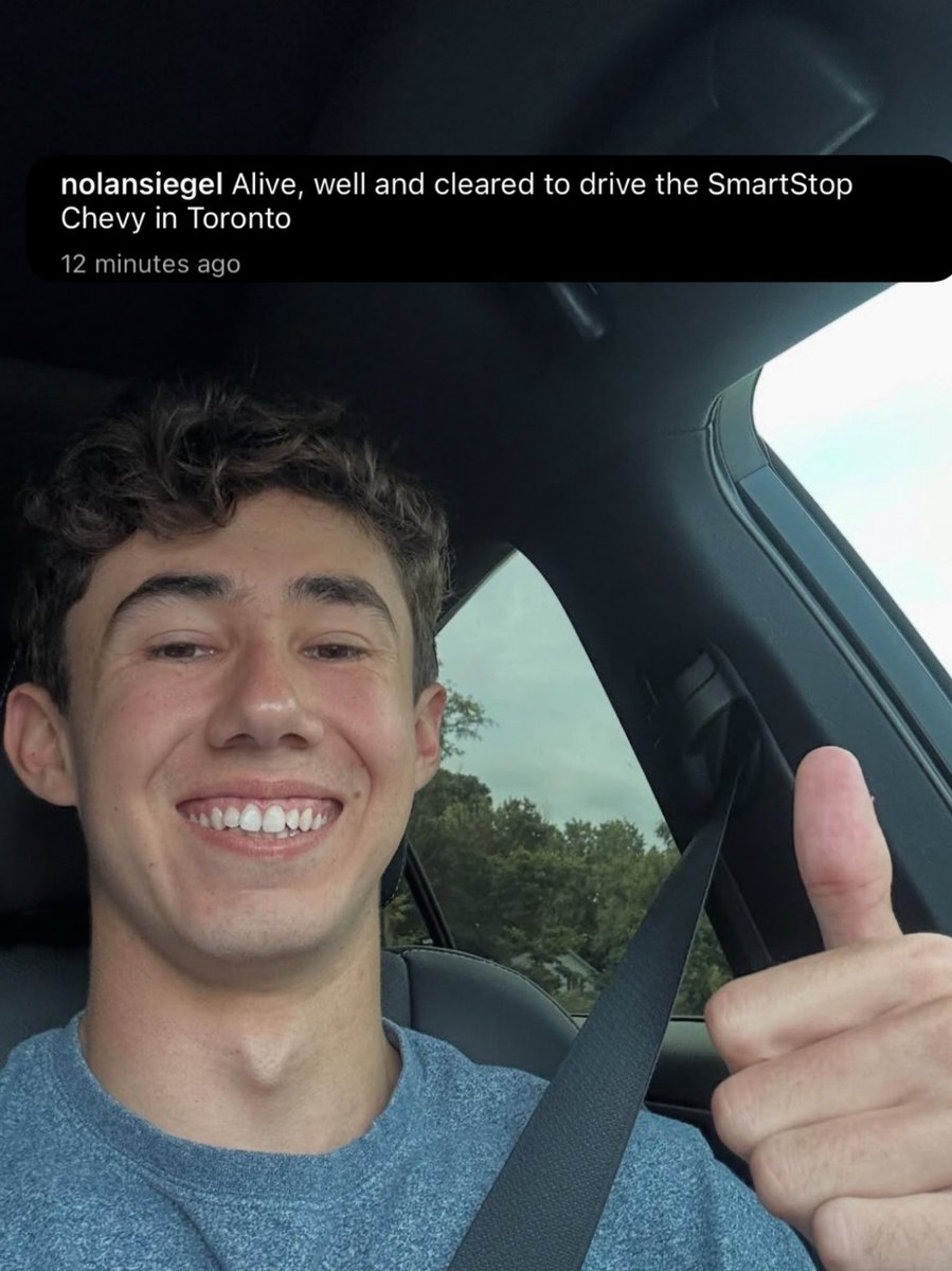 “I asked grok” “I asked ChatGPT” well we asked Nolan and he said he’s alive, well, and cleared to drive. 👏