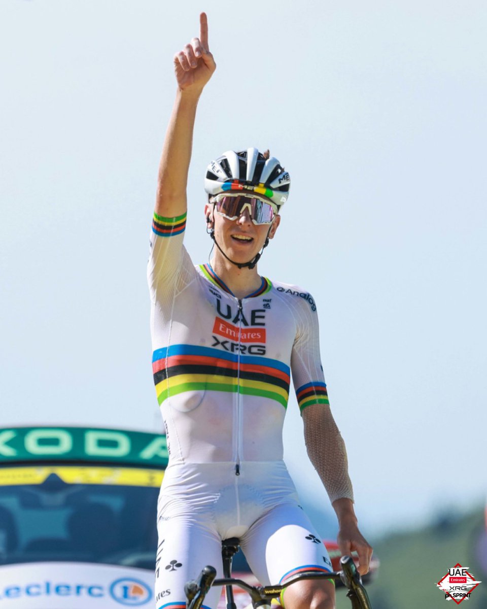@UAE-TeamEmirates (@teamemiratesuae) on Twitter photo Hautacam, conquered. #TDF2025
<a href="/TamauPogi/">Tadej Pogačar</a> becomes the first reigning world champion to win a Tour de France summit finish since Bernard Hinault in 1981 🌈
History, made. Now time to defend 💛 #WeAreUAE Hautacam, conquered. #TDF2025
<a href="/TamauPogi/">Tadej Pogačar</a> becomes the first reigning world champion to win a Tour de France summit finish since Bernard Hinault in 1981 🌈
History, made. Now time to defend 💛 #WeAreUAE