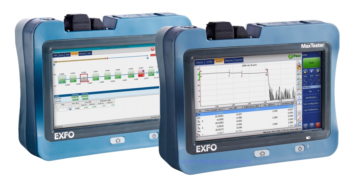 Tehencom's tweet photo. Серія оптичних рефлектометрів EXFO MaxTester 700D позиціонується як основне рішення для будь-яких рефлектометричних вимірювань. У серії є моделі з динамічним діапазоном від 32 до 42 дБ для будь-яких оптичних мереж.

Докладніше про EXFO MaxTester 700D: https://t.co/12RlWK0y0s https://t.co/3gUTJbe9im