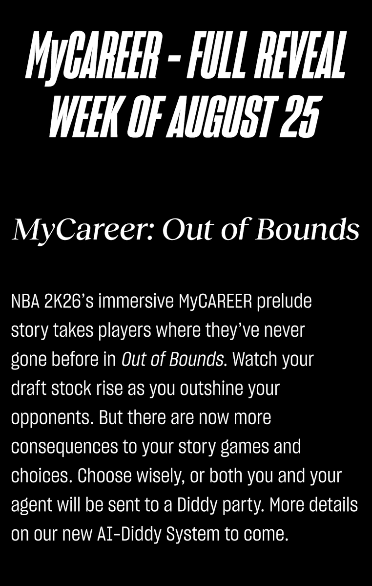 mahmood_studios's tweet image. Yoooo 2K's new MyCareer actually sounds crazy...
#NBA2K26onPC #NBA2K