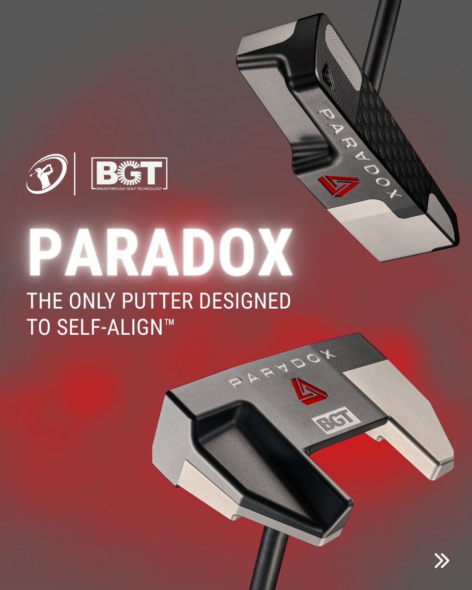 clubchampmedia's tweet image. It looks different because it is. The BGT Paradox putter flips conventional design on its head with a forward center of gravity, ultra-stiff construction, and a shape that’s as functional as it is bold.
What are your initial thoughts on this putter?
Book your fitting here:…