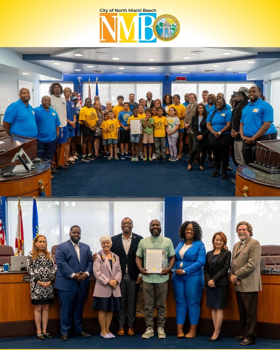 CityNMB's tweet image. At our July Commission Meeting, we recognized local residents, celebrated Parks and Recreation Month with a proclamation to our Parks & Recreation Department, and awarded The John Philome Memorial Scholarship honoring the life and service of the late Officer John Philome.