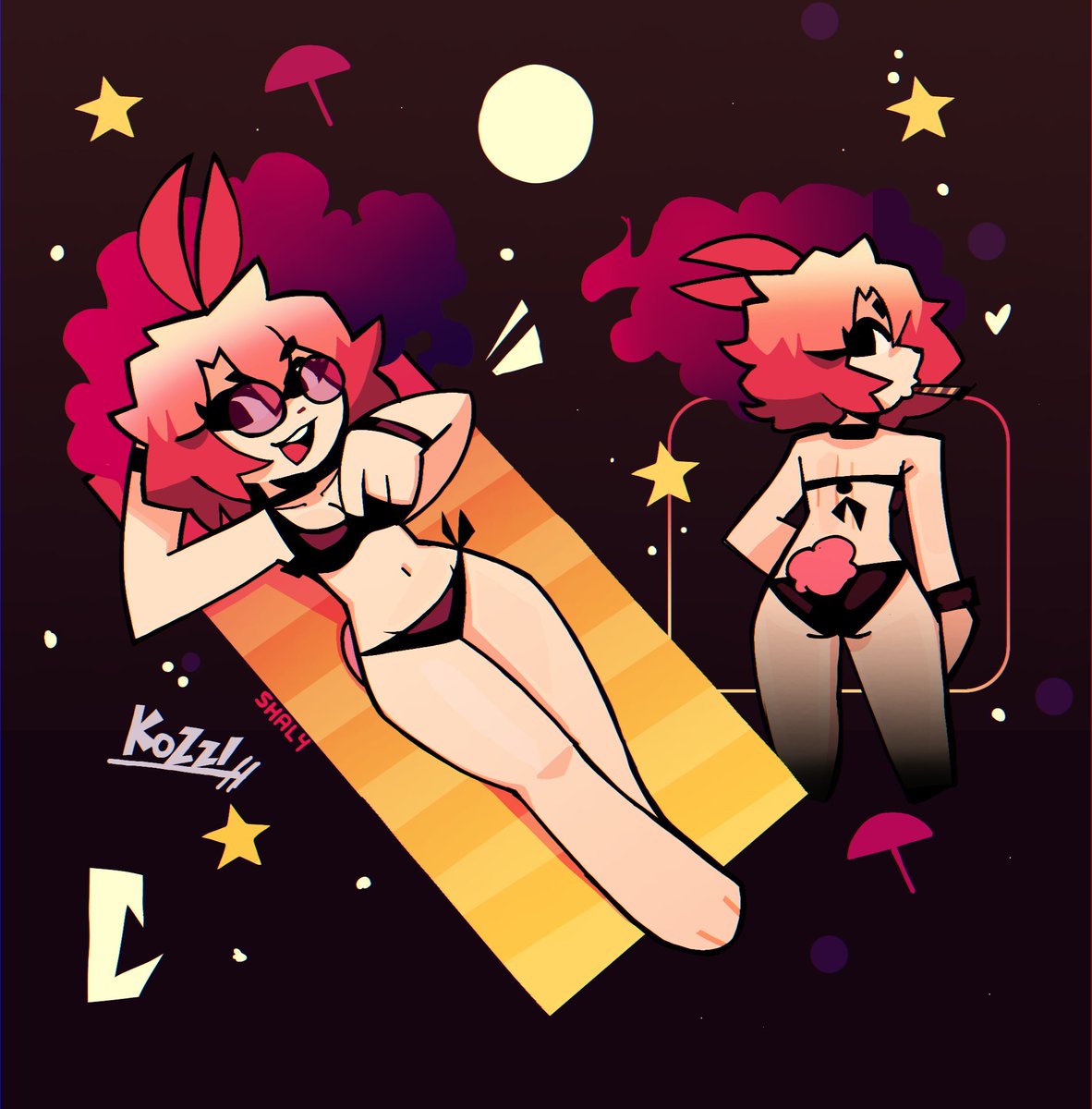 KozziFox's tweet image. A BUNNY GIRL IN BIKINI ⭐