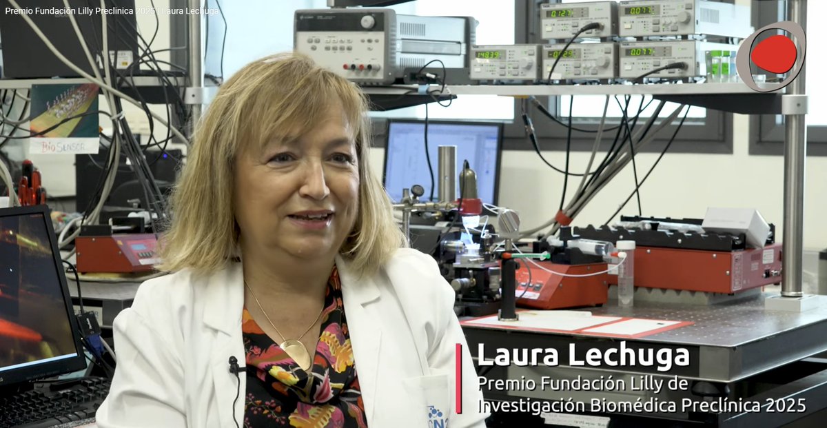 icn2nano's tweet image. 🔬 Detectar #cancer de pulmón y ovarios temprano es crucial.
🥼 @Sla27para, Prof. @CSIC y líder del @NanoB2A_group desarrollan #biosensores ultrasensibles para el diagnóstico precoz.
🏅 Premio Investigación Biomédica @FundacionLilly. ¡Felicidades!
📽️👉 f.mtr.cool/nfigvjqqxk