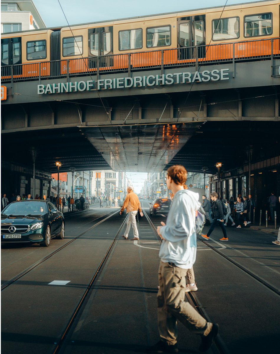 Lightroom's tweet image. The Berlin sun showed up for 5 minutes and luckily Tom Tägtmeier (tombaenre on Instagram) was ready 😎. #MadeWithLightroom