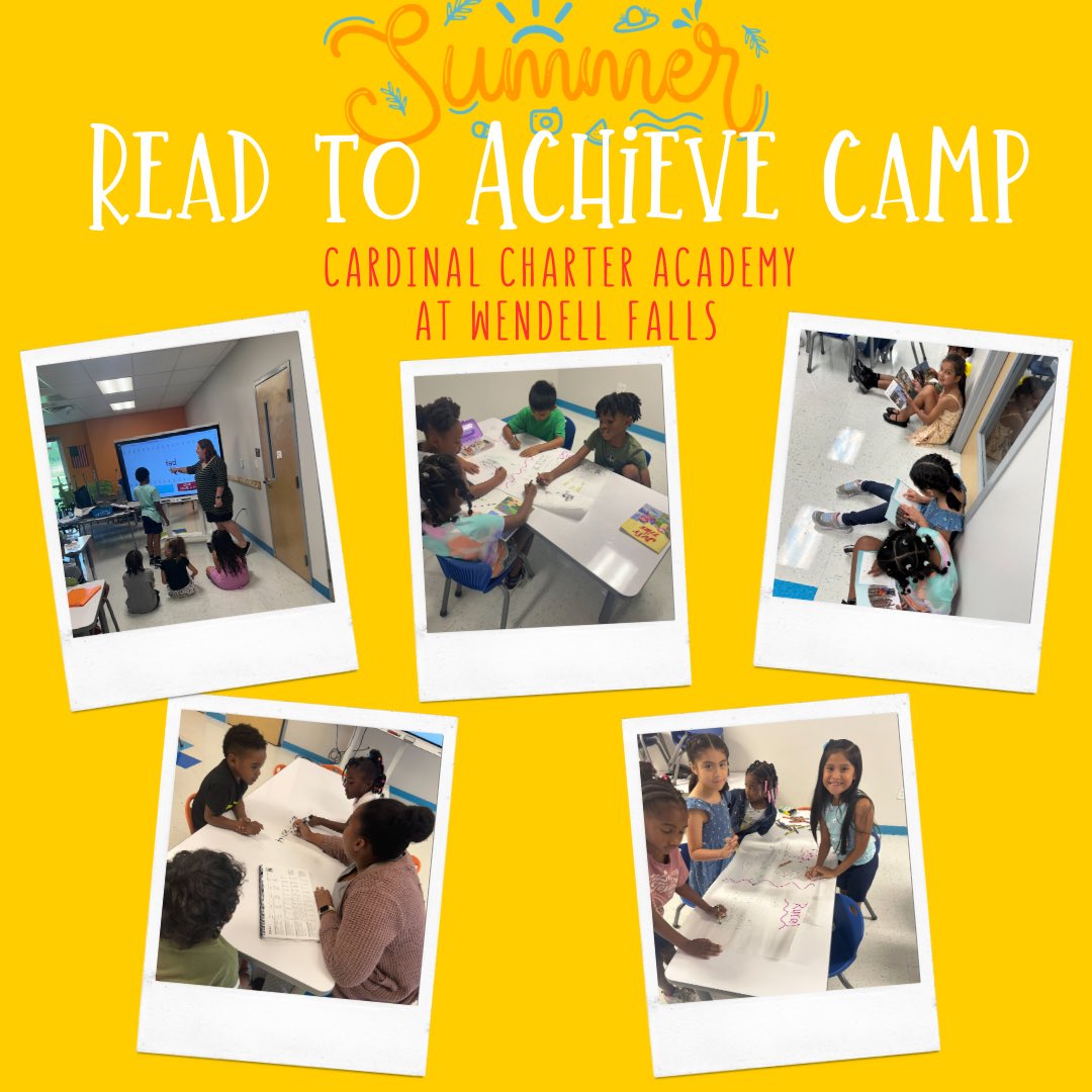 Tonia Parrish (@tonia_parrish) on Twitter photo Students <a href="/CCAWendellFalls/">Cardinal Charter Academy at Wendell Falls</a> engage in reading and learning during #ReadtoAchieveCamp. <a href="/NCDPI_OEL/">NCDPI Office of Early Learning</a> <a href="/NCCharterOffice/">Office of Charter Schools</a> <a href="/ncpublicschools/">NC Public Schools</a> Students <a href="/CCAWendellFalls/">Cardinal Charter Academy at Wendell Falls</a> engage in reading and learning during #ReadtoAchieveCamp. <a href="/NCDPI_OEL/">NCDPI Office of Early Learning</a> <a href="/NCCharterOffice/">Office of Charter Schools</a> <a href="/ncpublicschools/">NC Public Schools</a>