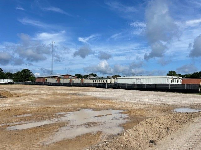 One of the summer construction/renovation projects in Wicomico County Public Schools is the start of the replacement school at Fruitland Primary. Between the photos on the left and right is where the new FPS  will be constructed. For now, lots of sitework.

#summerprojects