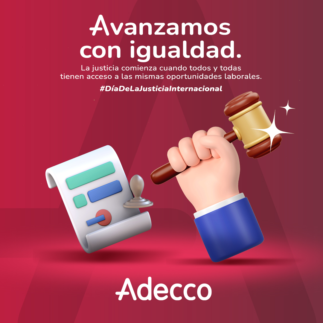 No puede haber justicia sin equidad.
En el mundo laboral, eso significa cerrar brechas, eliminar sesgos y abrir paso al talento sin distinciones.
Promovamos juntos espacios donde la igualdad sea una realidad, no una excepción.

#EquidadLaboral #DíaDeLaJusticiaInternacional