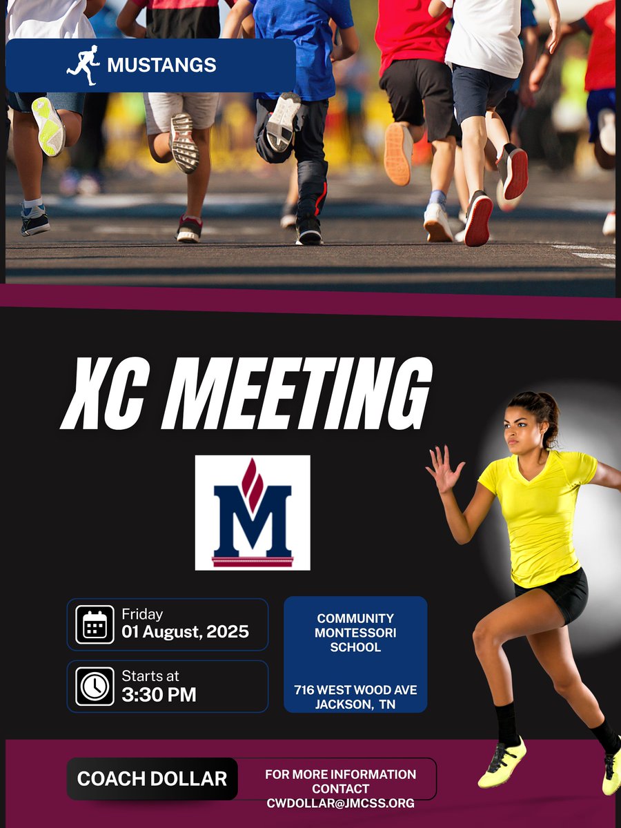JMCSSAthletics (@jmcssa) on Twitter photo Mustang Cross Country Info!! ⬇️⬇️⬇️ <a href="/JmcssA/">JMCSSAthletics</a> <a href="/JMCSchools/">Jackson-Madison County Schools</a> <a href="/MadisonAcademic/">Madison Academic HS</a> #ChooseUS #MadisonMustangs Mustang Cross Country Info!! ⬇️⬇️⬇️ <a href="/JmcssA/">JMCSSAthletics</a> <a href="/JMCSchools/">Jackson-Madison County Schools</a> <a href="/MadisonAcademic/">Madison Academic HS</a> #ChooseUS #MadisonMustangs