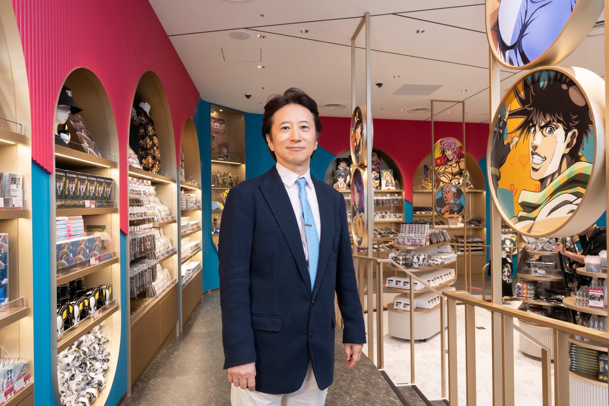 More photos of Hirohiko Araki at THE★JOJO WORLD's opening ceremony