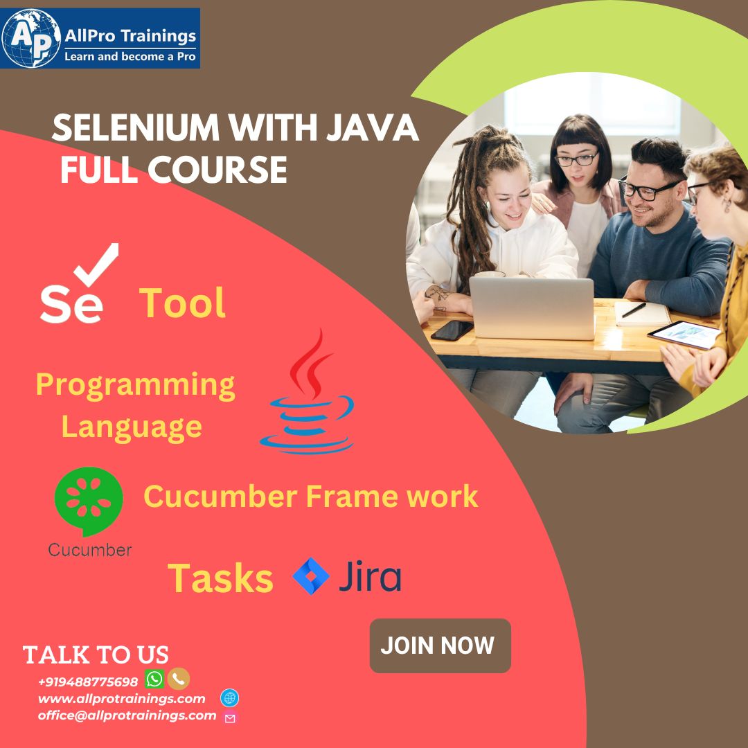 allprotrainings's tweet image. &quot;🚀 Master Selenium with Java in 35 hrs! 💡 50% off live training. Transform your career with automation testing expertise. 7:30 AM IST, Mon-Fri. WhatsApp: wa.me/919597875698

 #Selenium #AutomationTesting #JavaTesting&quot;
