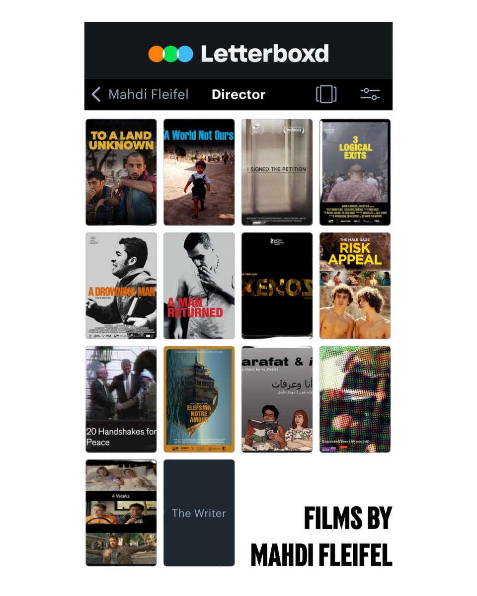 watermelon_pics's tweet image. To
More from Ritesh Mehta’s @FilmmakerMag interview with Director Mahdi Fleifel where they talk literary inspiration, diaspora life, being labeled a “refugee director” and more.
Curious to see more of Mahdi’s films? Head to his @letterboxd profile to learn more!
Now Playing