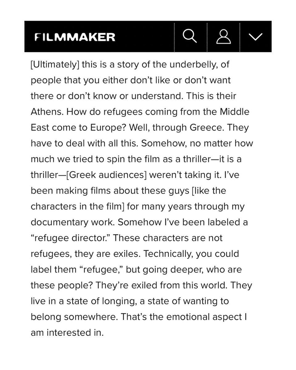 watermelon_pics's tweet image. To
More from Ritesh Mehta’s @FilmmakerMag interview with Director Mahdi Fleifel where they talk literary inspiration, diaspora life, being labeled a “refugee director” and more.
Curious to see more of Mahdi’s films? Head to his @letterboxd profile to learn more!
Now Playing