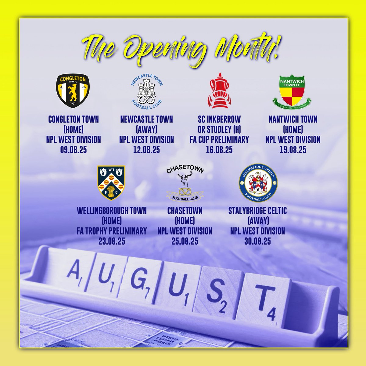 SportingKhalsa's tweet image. 📆 Khalsa’s August Schedule
