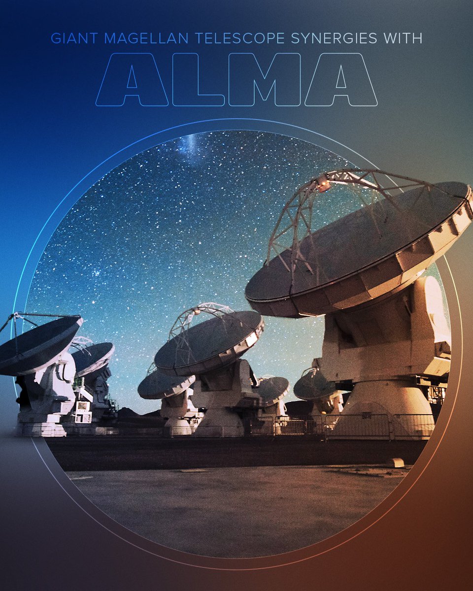 Giant Magellan Telescope (@giantmagellan) on Twitter photo When exploring the birth of stars in the era of ELTs, <a href="/almaobs/">ALMA Observatory📡</a> will have mapped regions of star formation in detail. Together, ALMA and the Giant Magellan Telescope will create a powerful ecosystem of tools for US astronomers to see new opportunities in studying planet formation. When exploring the birth of stars in the era of ELTs, <a href="/almaobs/">ALMA Observatory📡</a> will have mapped regions of star formation in detail. Together, ALMA and the Giant Magellan Telescope will create a powerful ecosystem of tools for US astronomers to see new opportunities in studying planet formation.