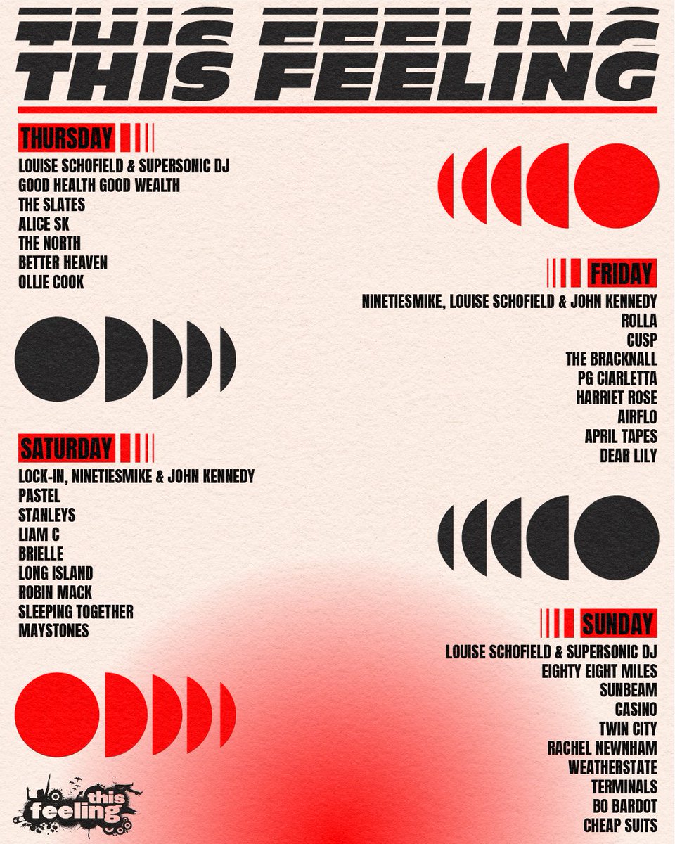 TRUCK FESTIVAL 

Friday 25th July - This Feeling Stage 

Just over one week to go and buzzing for it. 

See you there. 🎪