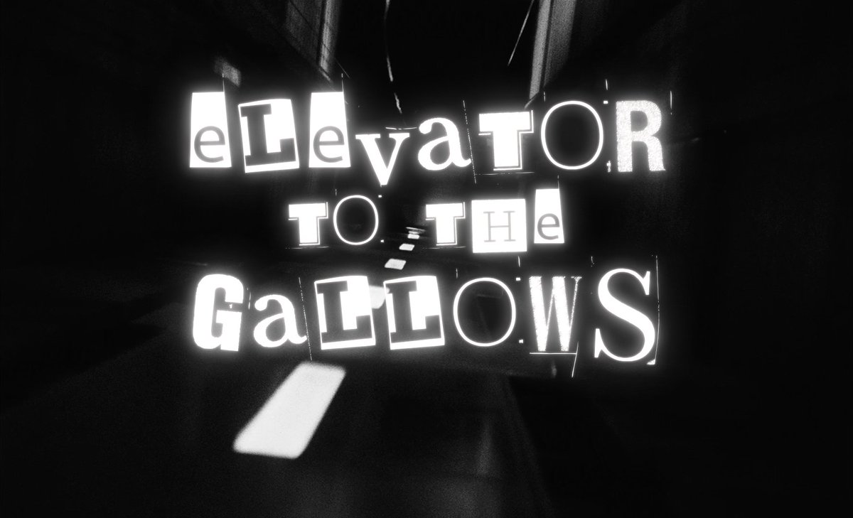 HauntedMovies's tweet image. Elevator to the Gallows (1958) dir. Louis Malle