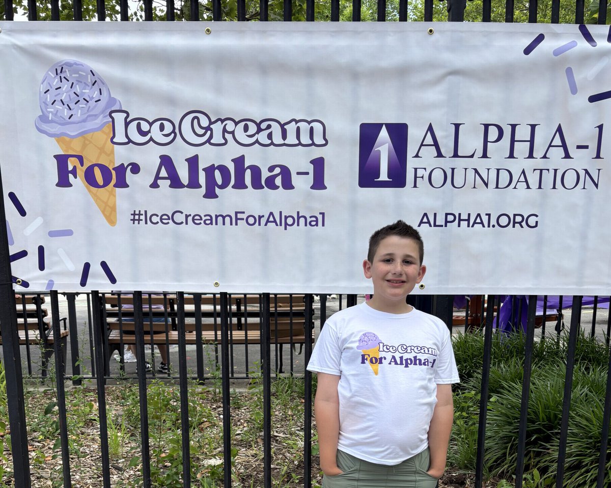 AlphaFriend's tweet image. When Richie and his family decided to host an Ice Cream for Alpha-1 fundraiser, they strived to make a difference and ended up raising over $2,100 for Alpha-1 research and programs! Read the full story here and learn how you can make an impact in the Alpha-1 community:…
