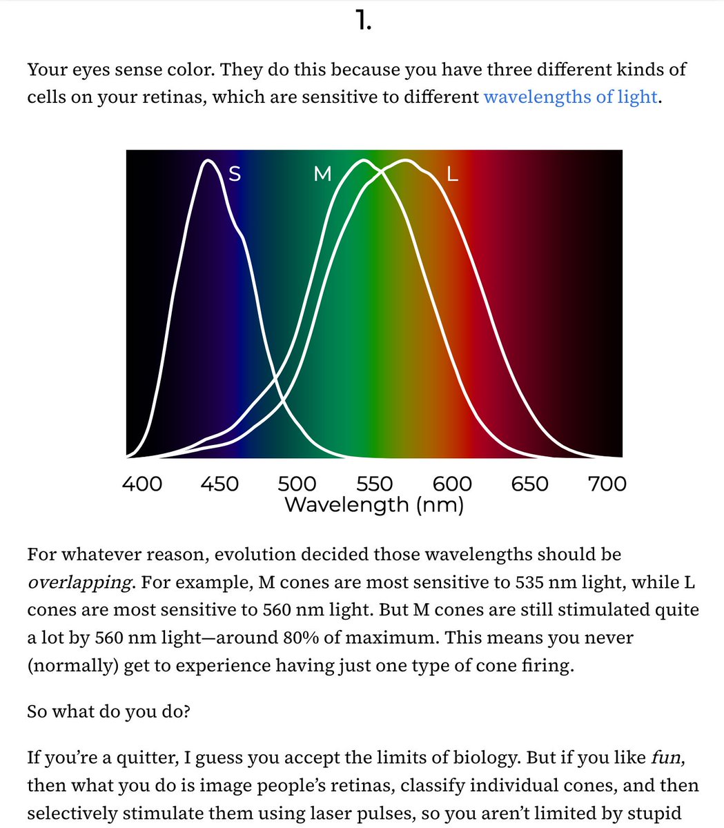 dynomight7's tweet image. New colors without shooting lasers into your eyes dynomight.net/colors/