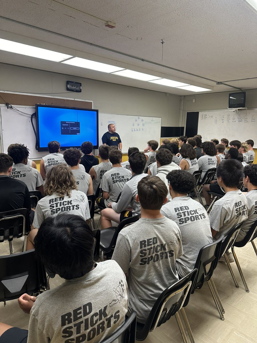 Fall Camp has begun! Want to thank Coach Kai Doung owner of Jersey Mikes and elevate sports for providing our 1st camp meal and speaking to the team about spreading the word of Jesus! We appreciate you Coach! #SWARM