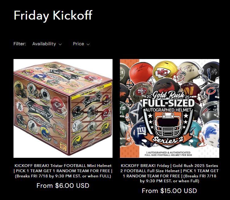 BreakThePlane's tweet image. Kickoff Breaks for Tomorrow are Live!
breakingtheplane.com/collections/fr…