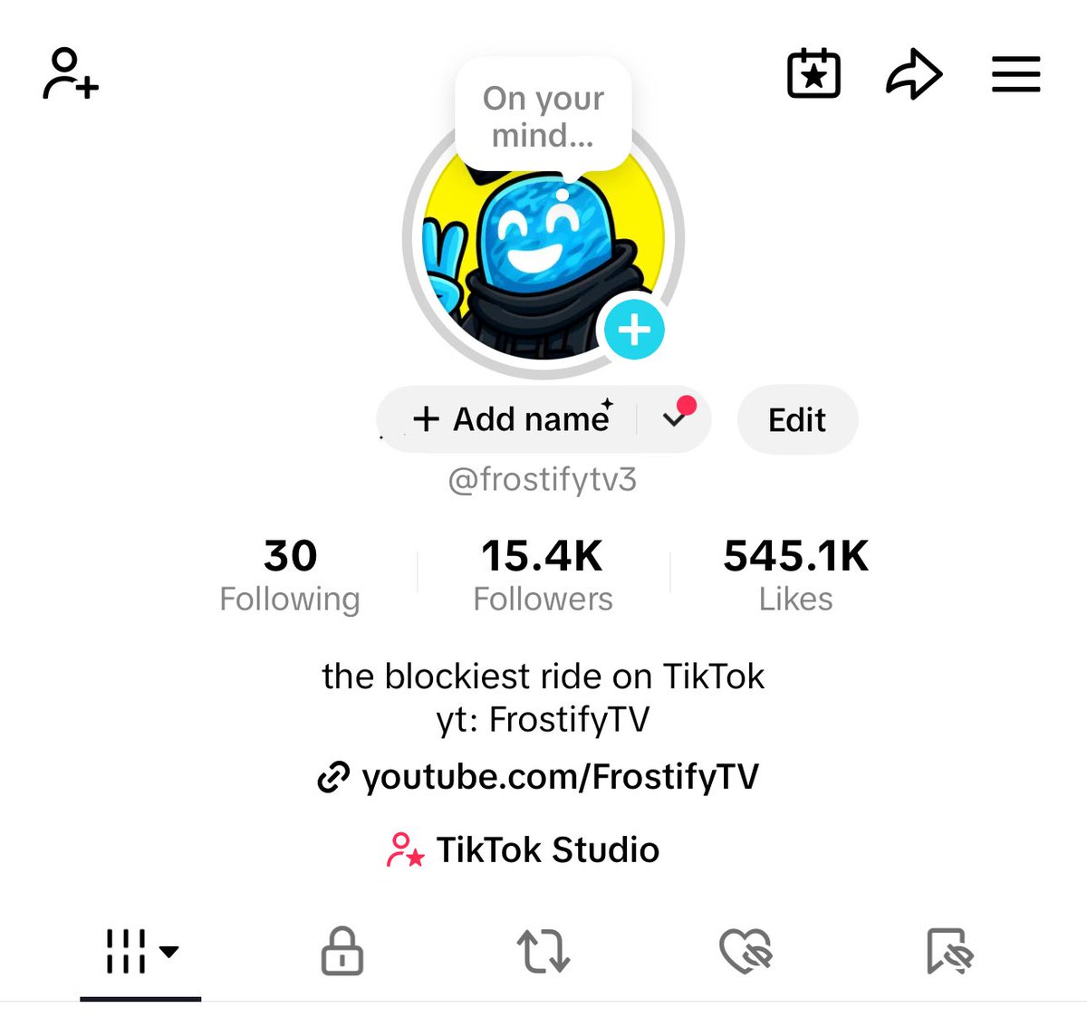 Frxstify's tweet image. I cannot believe what I am seeing
We hit 1,500 on the YouTube channel and 15K on TikTok In 11 days - safe to say long form is most definitely coming soon!
Thank you guys so much for the love recently, so hyped!! 🙌🏼❤️