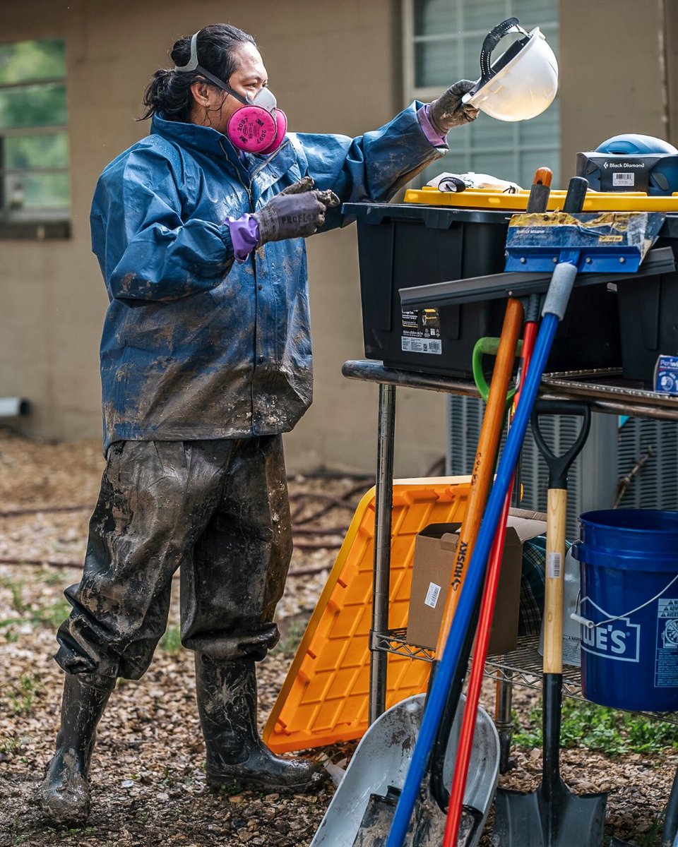 AllHandsHearts's tweet image. We’ve wrapped up our work on Will’s home in Kerr County, Texas!
With this work complete, our team continues moving forward, supporting more families still facing the aftermath of the flood.