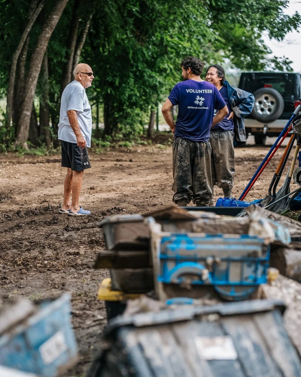 AllHandsHearts's tweet image. We’ve wrapped up our work on Will’s home in Kerr County, Texas!
With this work complete, our team continues moving forward, supporting more families still facing the aftermath of the flood.